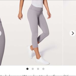 Lululemon Wunder Under Crop (Hi-Rise) *Full-On Luxtreme 21"